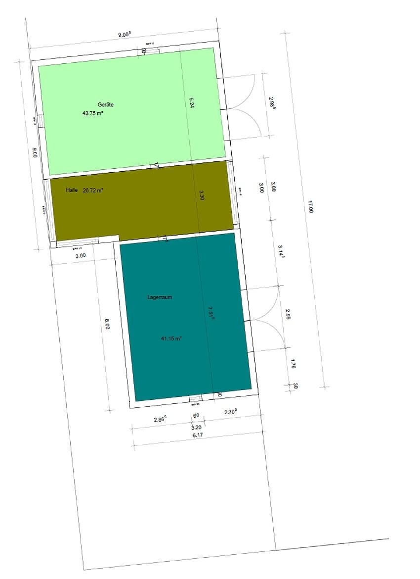 Grundriss Remise