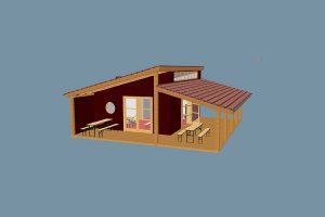 Büntemeyer - Errichtung eines Grillhauses - Ansicht in 3D